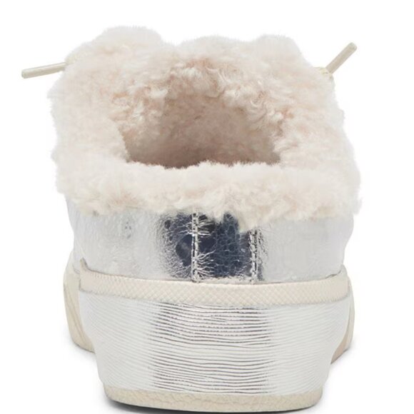 Dolce Vita Silver and Cream Sneakers - Picture 10 of 12